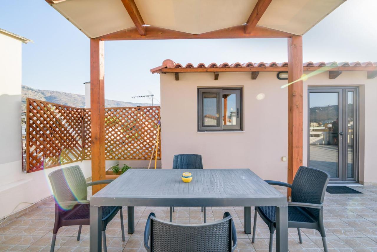Hotel Michalis Studio Souda Esterno foto