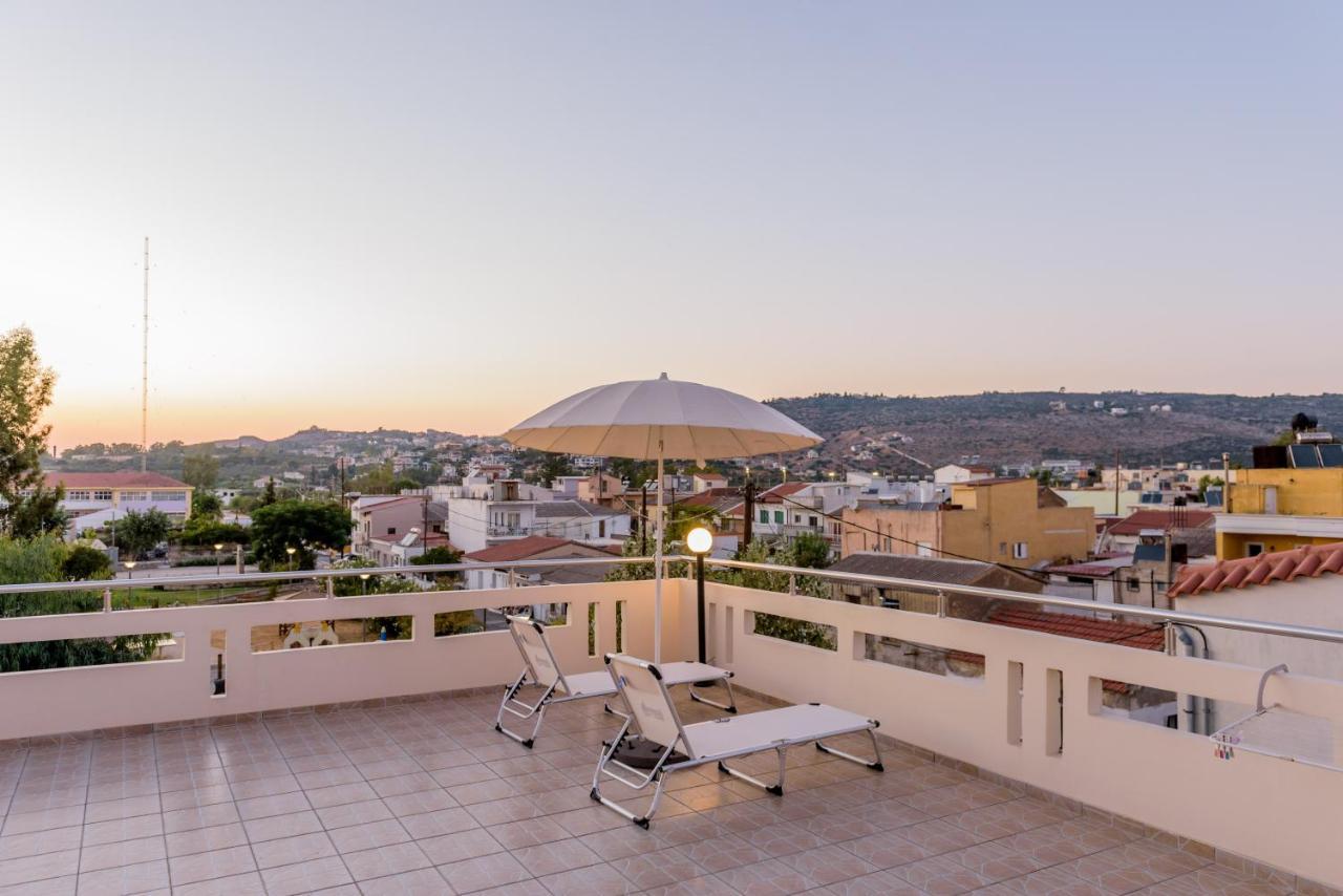 Hotel Michalis Studio Souda Esterno foto
