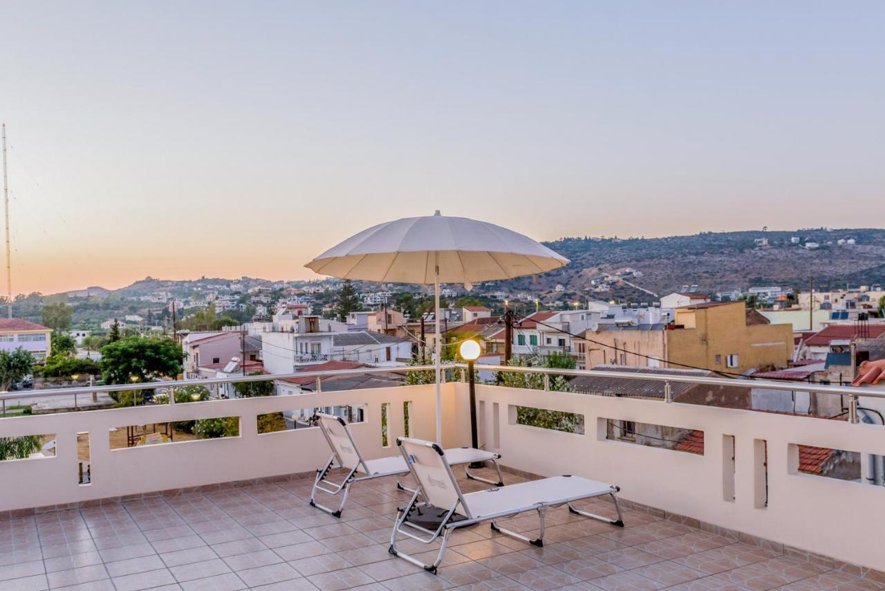 Hotel Michalis Studio Souda Esterno foto